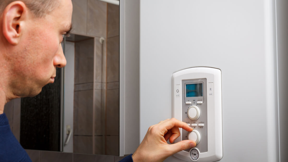 Man with boiler