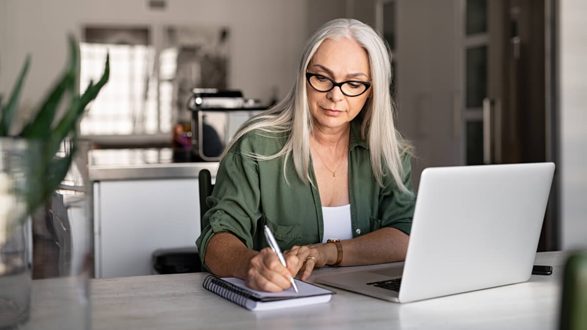 Woman on laptop