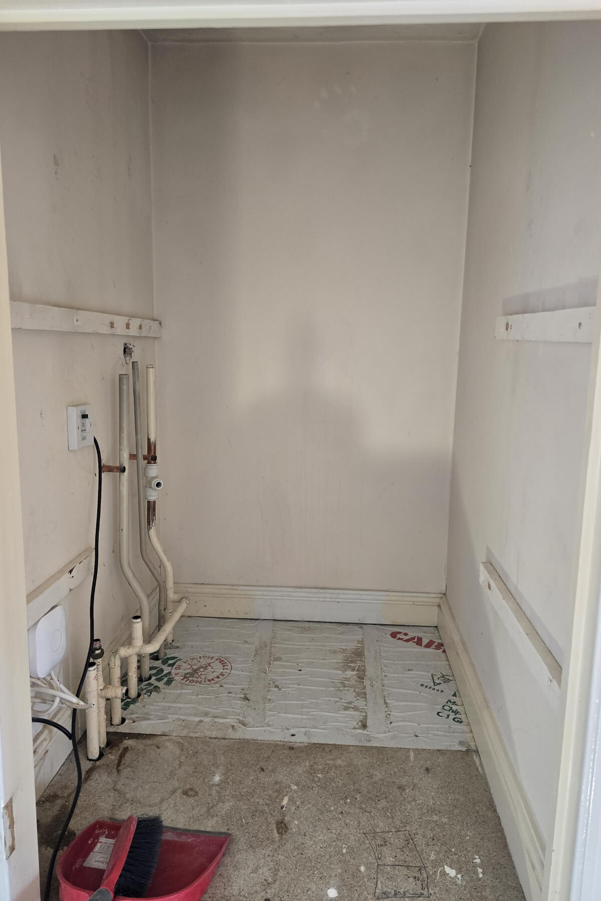 empty-boiler-cupboard Empty boiler cupboard