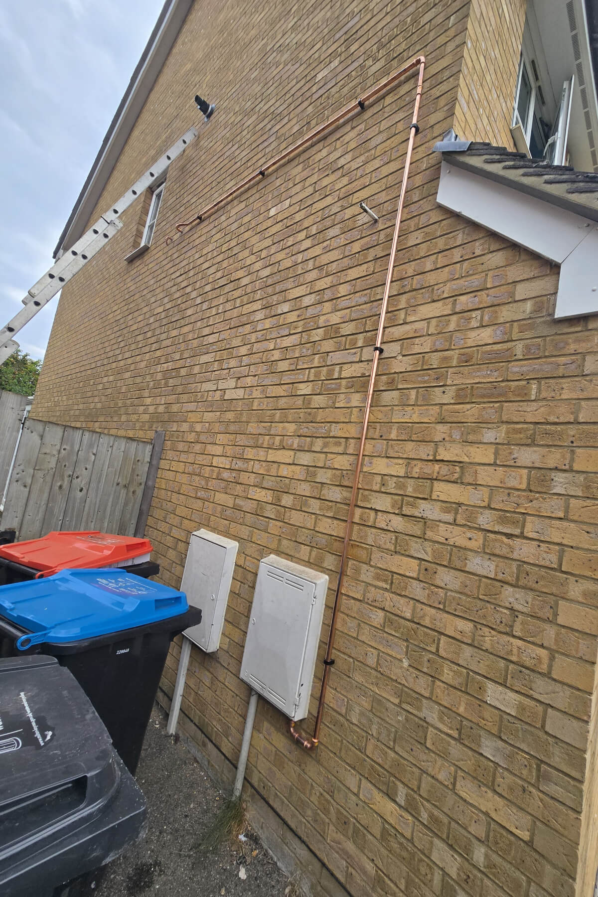 new-exterior-pipe New exterior pipe