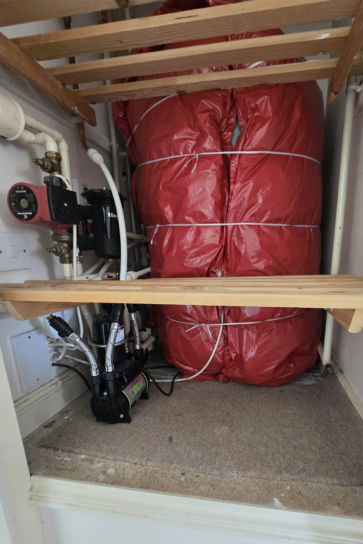 old-boiler-system Old tank system